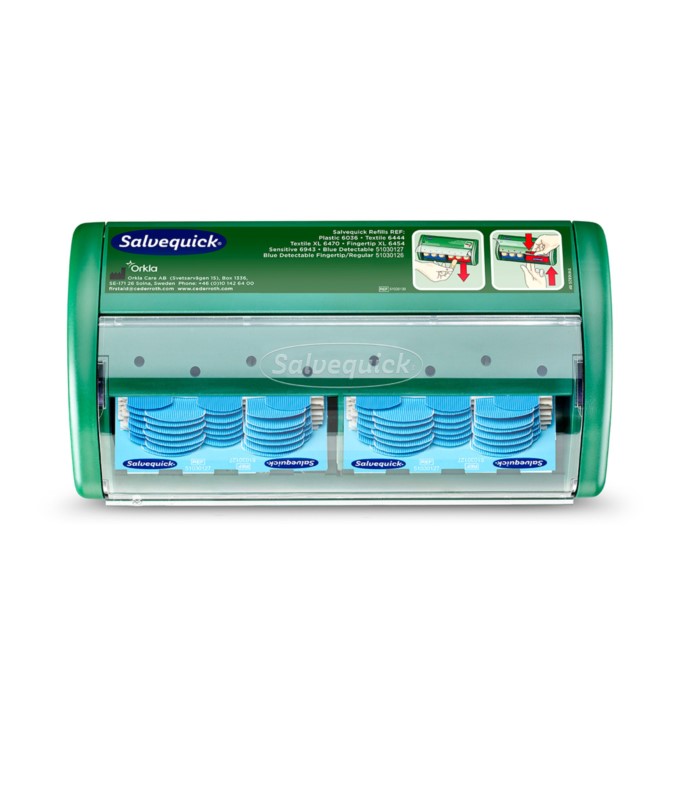 Dozownik na plastry Cederroth Salvequick Dispenser Blue Detectable