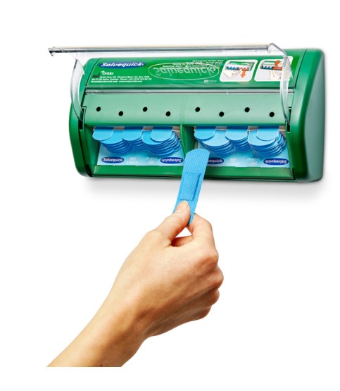 Pflasterspender Cederroth Salvequick Dispenser Blue Detectable