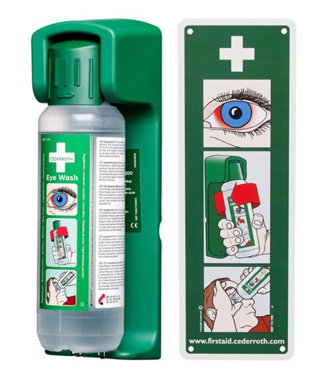 Augendusche mit der Wandhalterung Cederroth 500ml