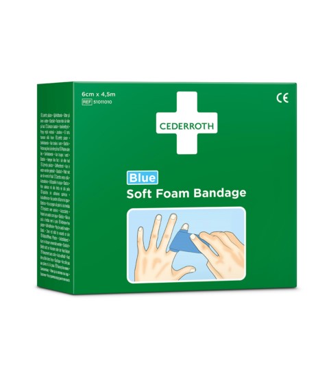 Soft Foam Bandage Cederroth Soft Foam Bandage Blue