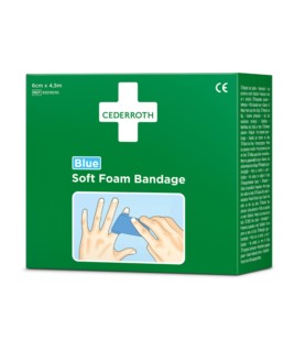 Bandaż z pianki Cederroth Soft Foam Bandage Blue