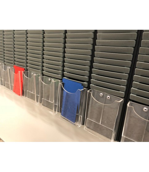 Plexi Taschen für Kanbankarte