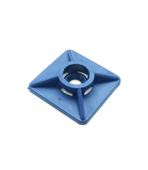 Detektierbarer, Selbstklebender Halter für Kabelbinder