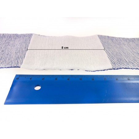 Nicht detektierbar blaues Spulenpflaster