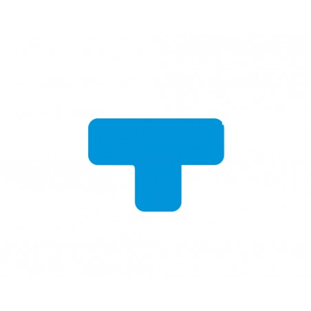 Bodenmarkierung T-Form