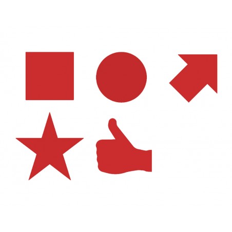 Magnet Symbol MIX 10 Stk.