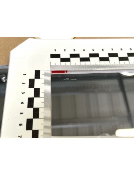 Flacher, bruchsicherer Spiegel ohne Rahmen 400x300 mm, Polycarbonat - ABVERKAUF