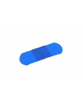 Blaue röntgendetektierbare Pflaster 7,2 x 2,5 cm (100 Stück)