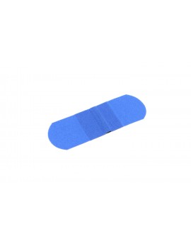 Blaue röntgendetektierbare Pflaster Textile 7,2 x 2,5 cm (100 Stück)