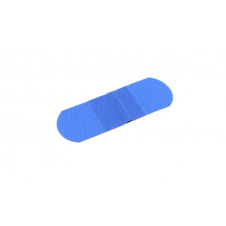 Blaue röntgendetektierbare Pflaster Textile 7,2 x 2,5 cm (100 Stück)