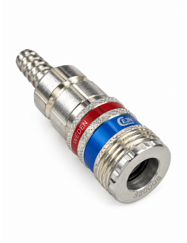 Sicherheits-Schnellkupplung eSafe DN 7,6 für Schlauch Ø 8 mm, gehärteter Stahl
