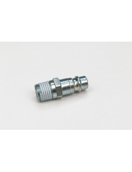 Stecknippel aus Edelstahl, europäischer Standard, Durchfluss 7,2 / 7,4 / 7,6, Außengewinde 1/4"