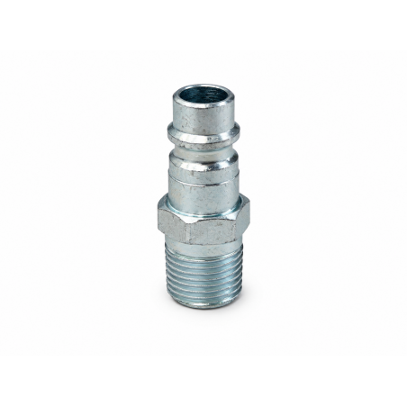Stecknippel aus Edelstahl, europäischer Standard, Durchfluss 7,2 / 7,4 / 7,6, Außengewinde 1/4"